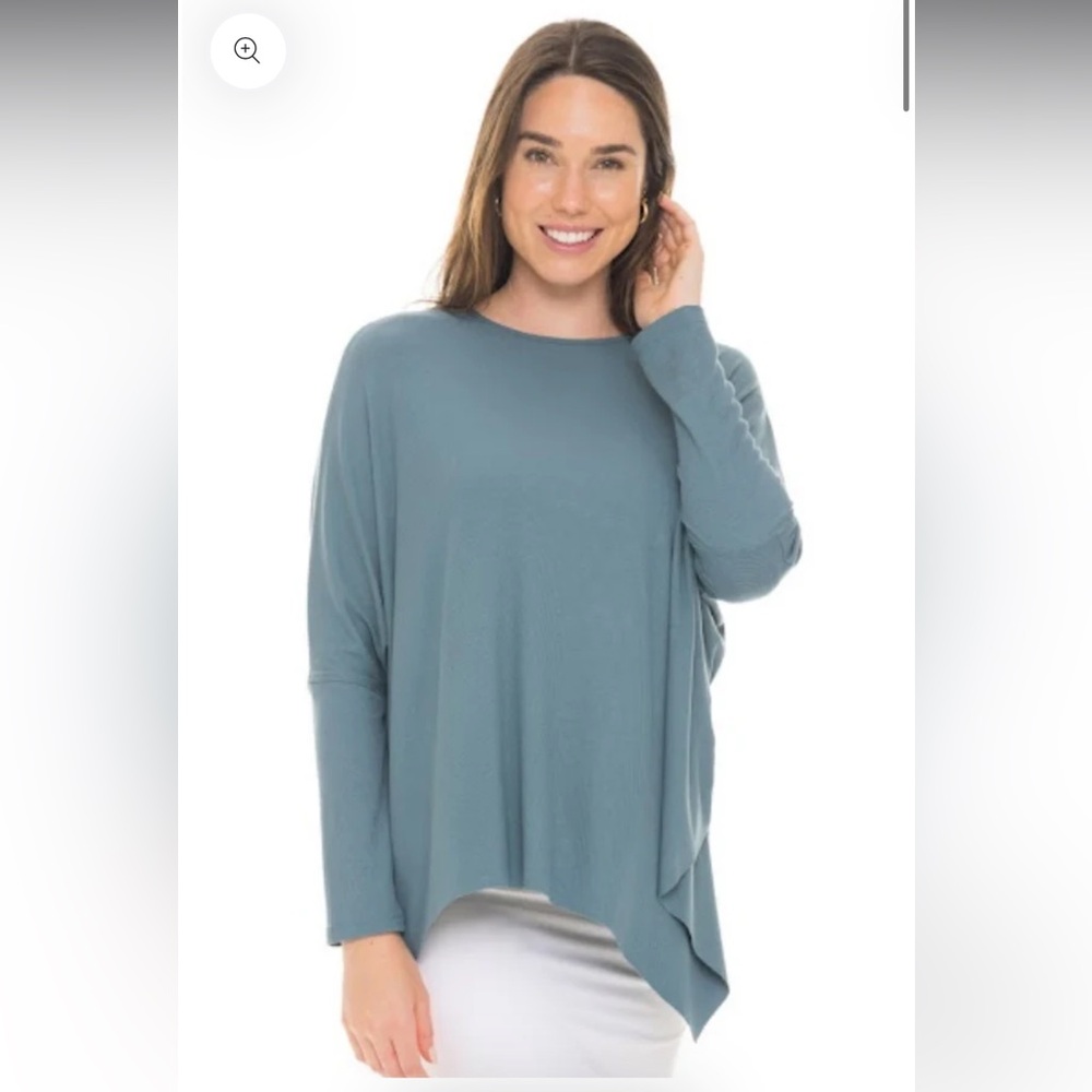 NWOT Maya’s Place Modal “Eden” Batwing Style Women's Flowy Top in 3XL Modest